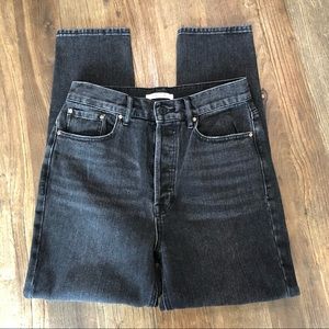 Pac Sun Ultra High Rise Slim Button Up Jeans Sz 27